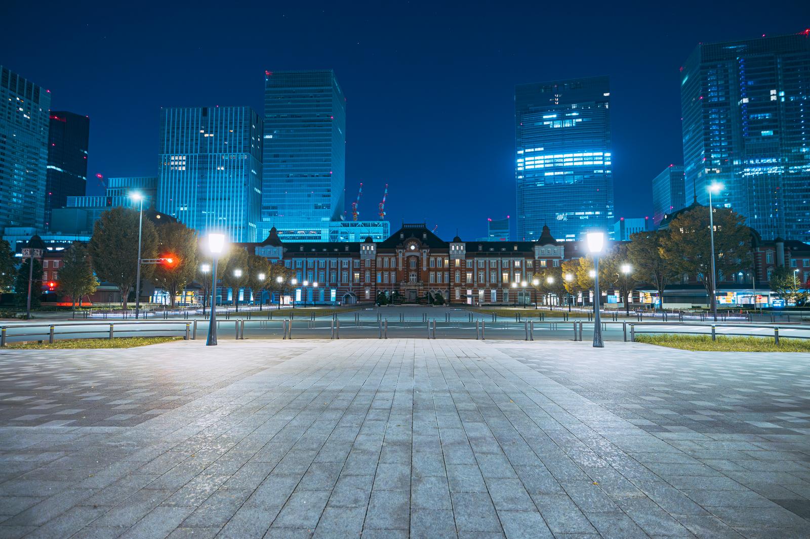 東京駅の夜景