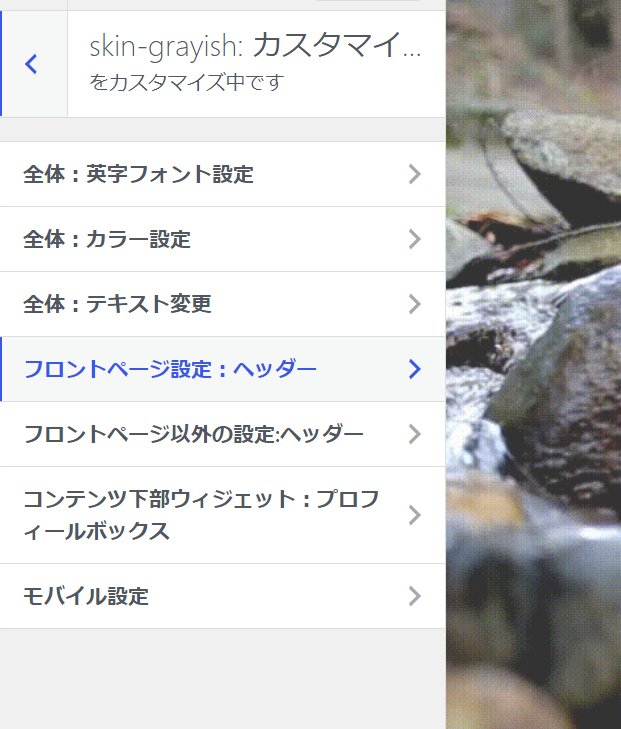 grayishの設定1